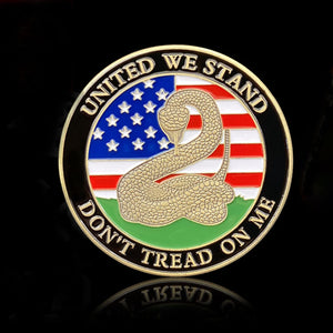 Dont Tread on Me Challenge coin (Free with 3 or more Rigs!)
