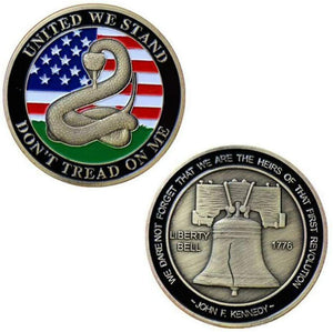 Dont Tread on Me Challenge coin (Free with 3 or more Rigs!)